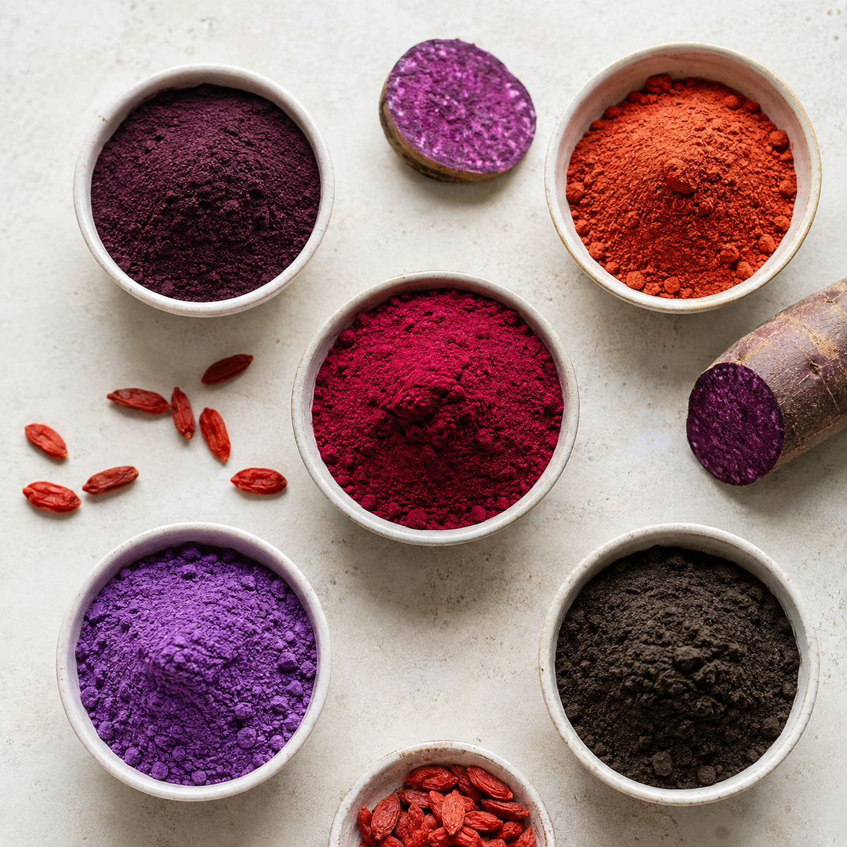 VitaLuma homepage superfood selection