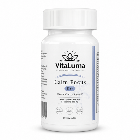 Calm Focus (Day) KSM-66 Ashwagandha & L-Theanine - 60 Capsules