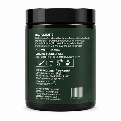 VitaLuma 12 Organic Superfood Greens Mix - 300g