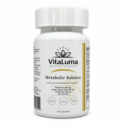 Metabolic Balance - Berberine, Alpha Lipoic Acid & Chromium - 60 Capsules