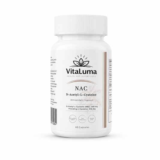 NAC (N-Acetyl-L-Cysteine) 600mg - 60 Capsules