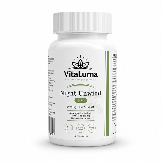 Night Unwind - KSM-66 Ashwagandha, L-Theanine & Magnesium - Capsules 60s