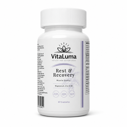 VitaLuma Day & Night Wellness Combo - Calm Focus + Night Unwind - 120 Caps