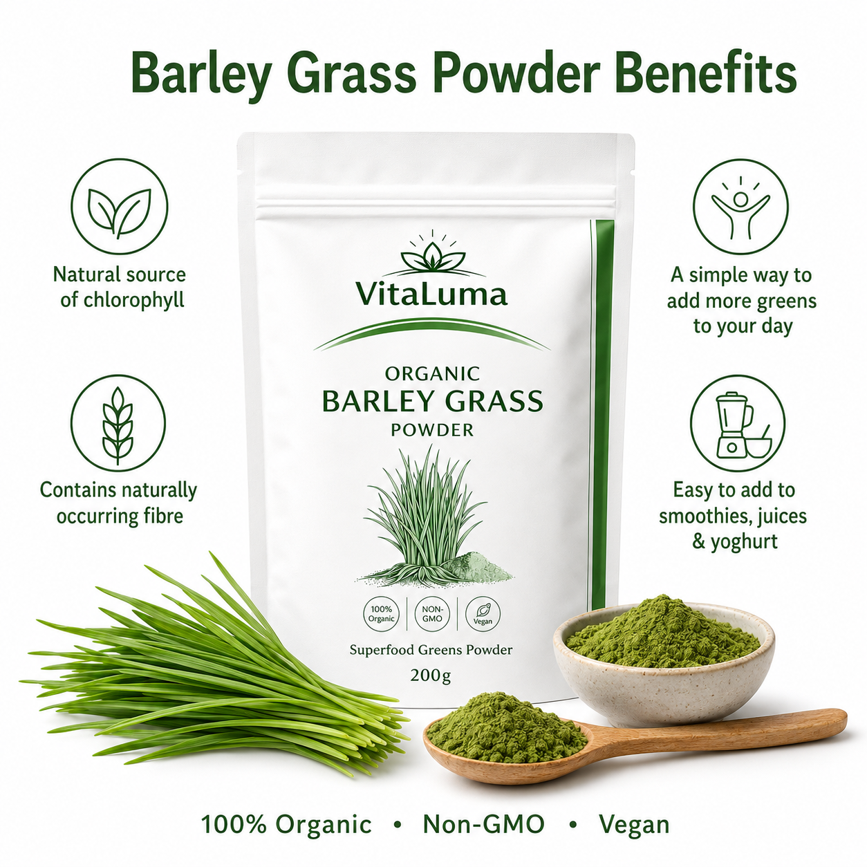 Organic Barley Grass Powder- 200g