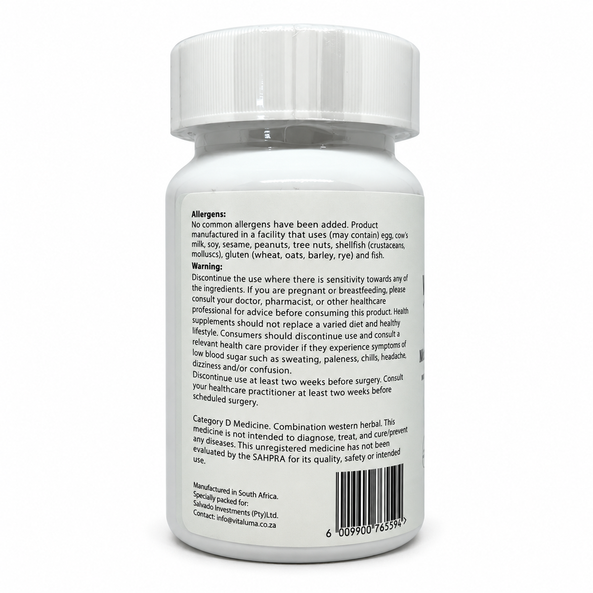 Metabolic Balance - Berberine, Alpha Lipoic Acid & Chromium - 60 Capsules