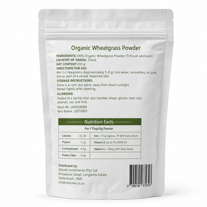 Organic Wheatgrass Powder - 200g