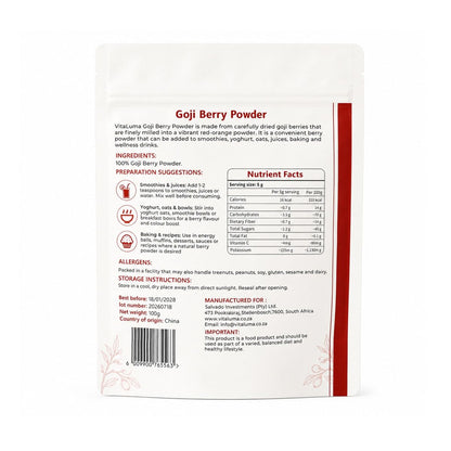 VitaLuma Pure Goji Berry Powder 100g - image 3