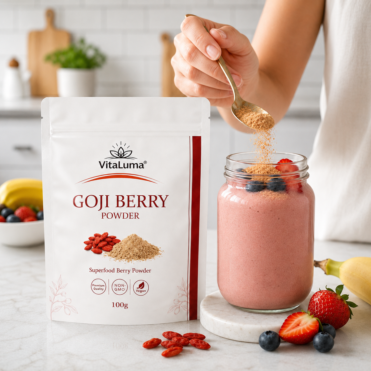 VitaLuma Pure Goji Berry Powder 100g - image 4